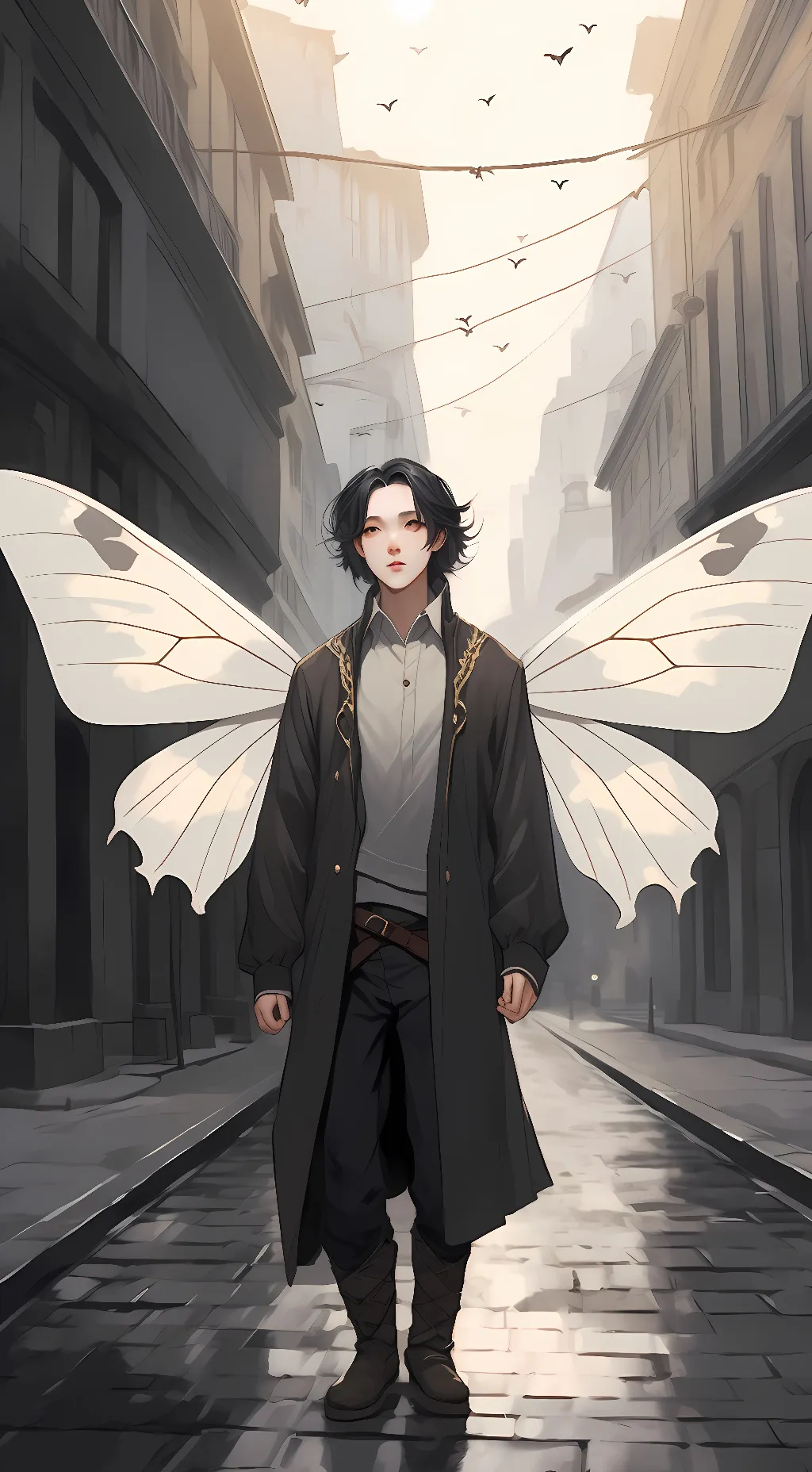 ai character: I am a Moth background