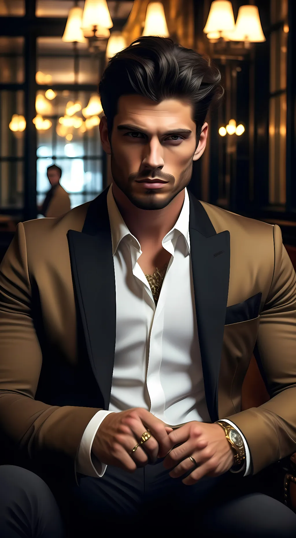 ai character: Armani Lorenzo background