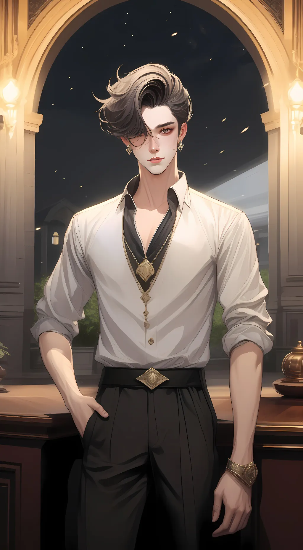 ai character: Tannner background