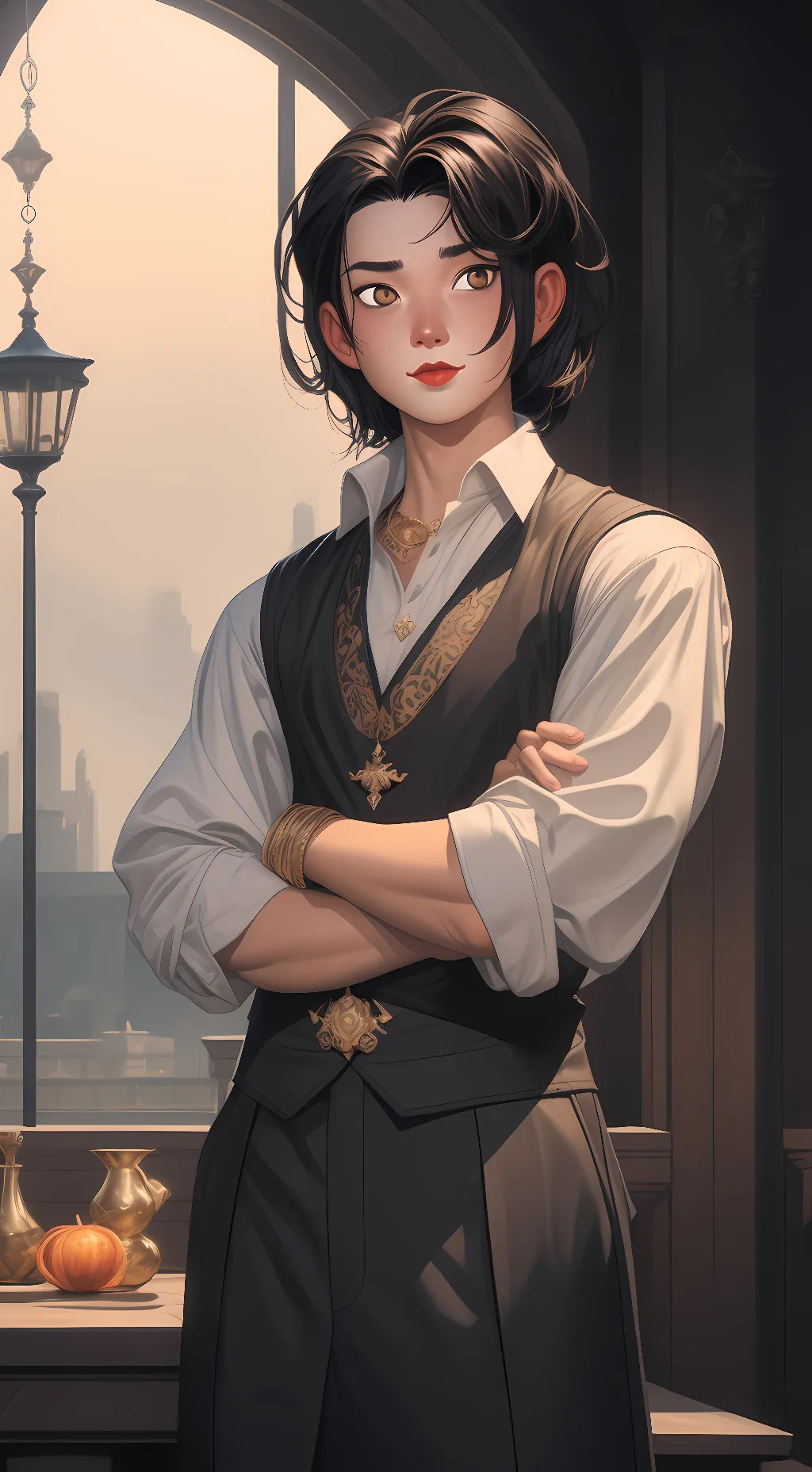 ai character: Adam background