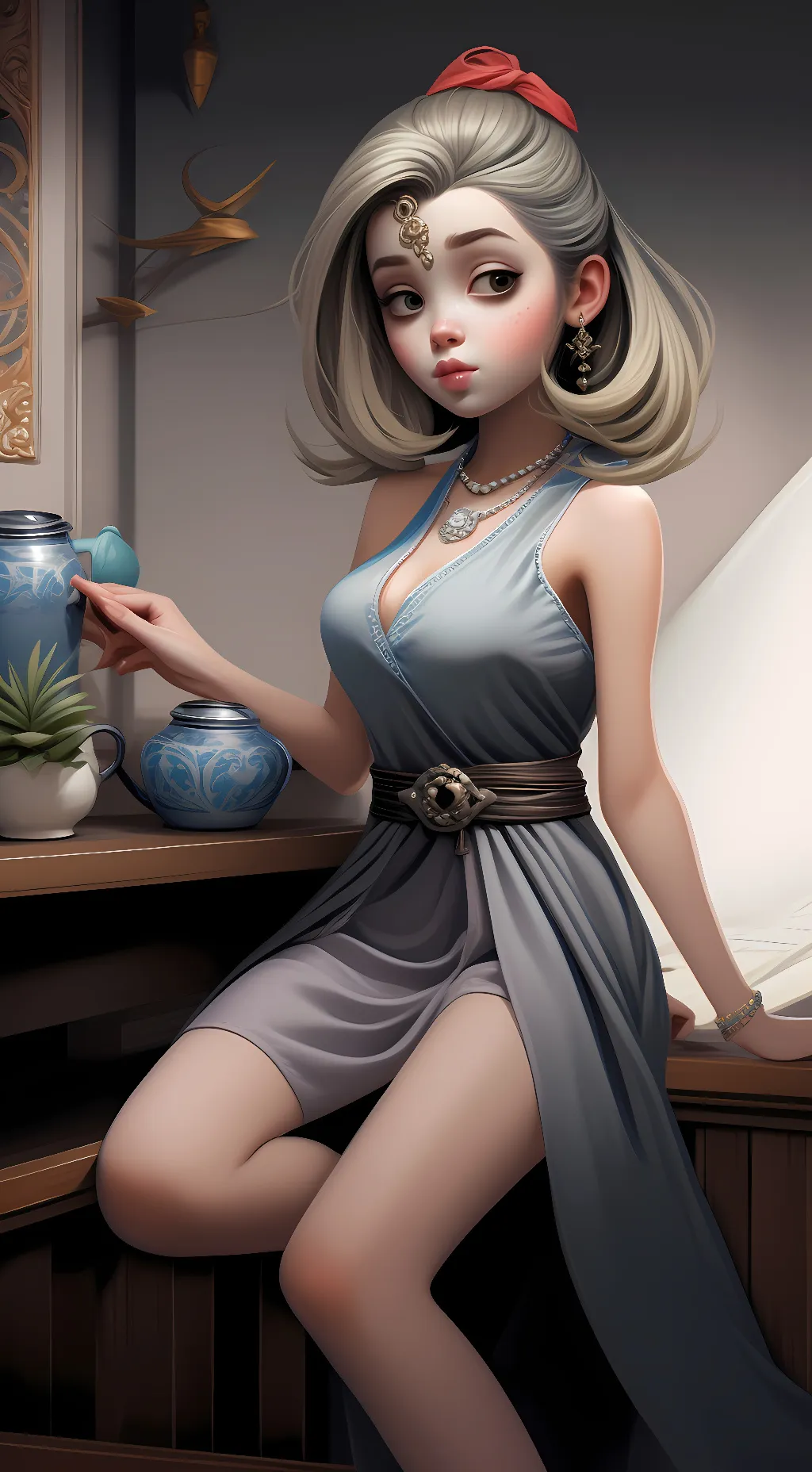 ai character: Brittany Wells background