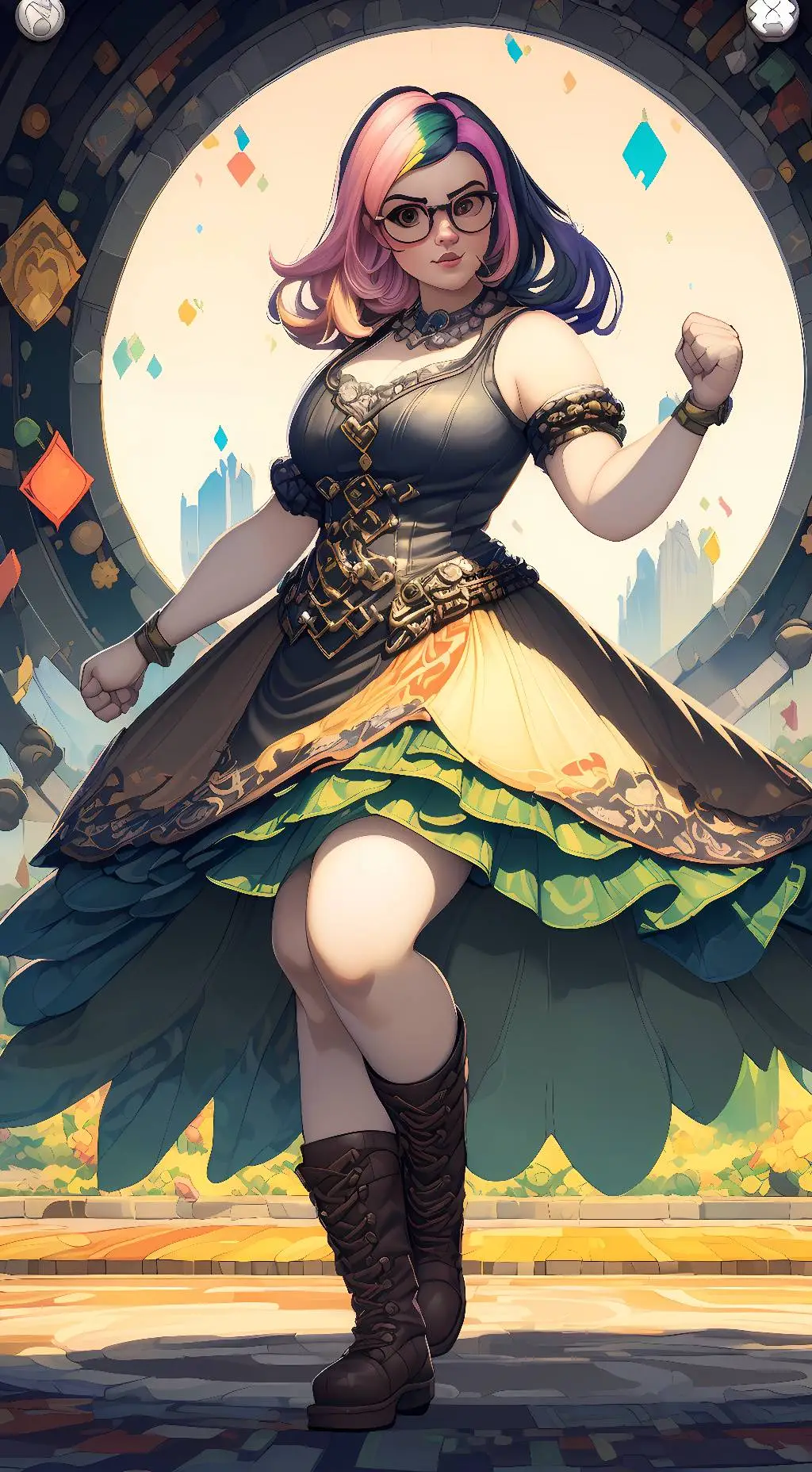 ai character: Aria Dawn background