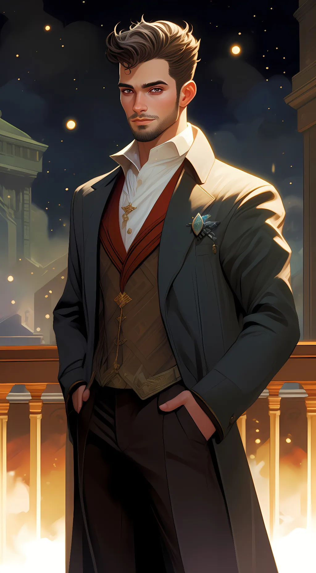 ai character: Jake  background