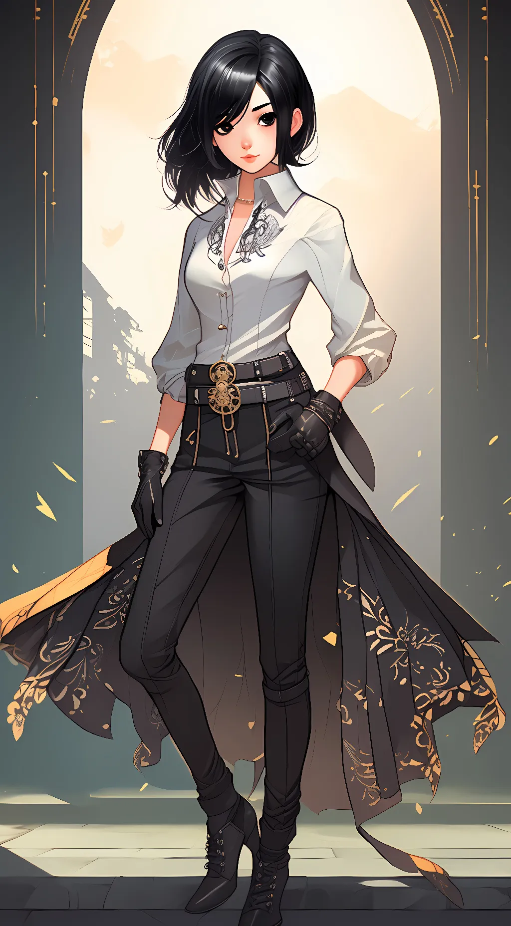 ai character: Saya background