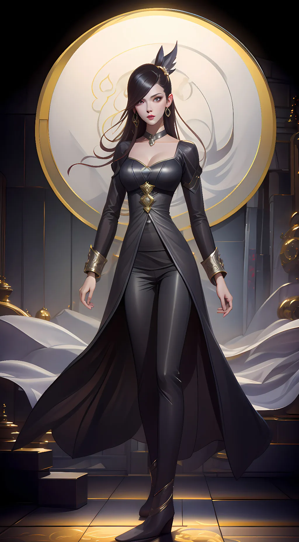 ai character: candy background