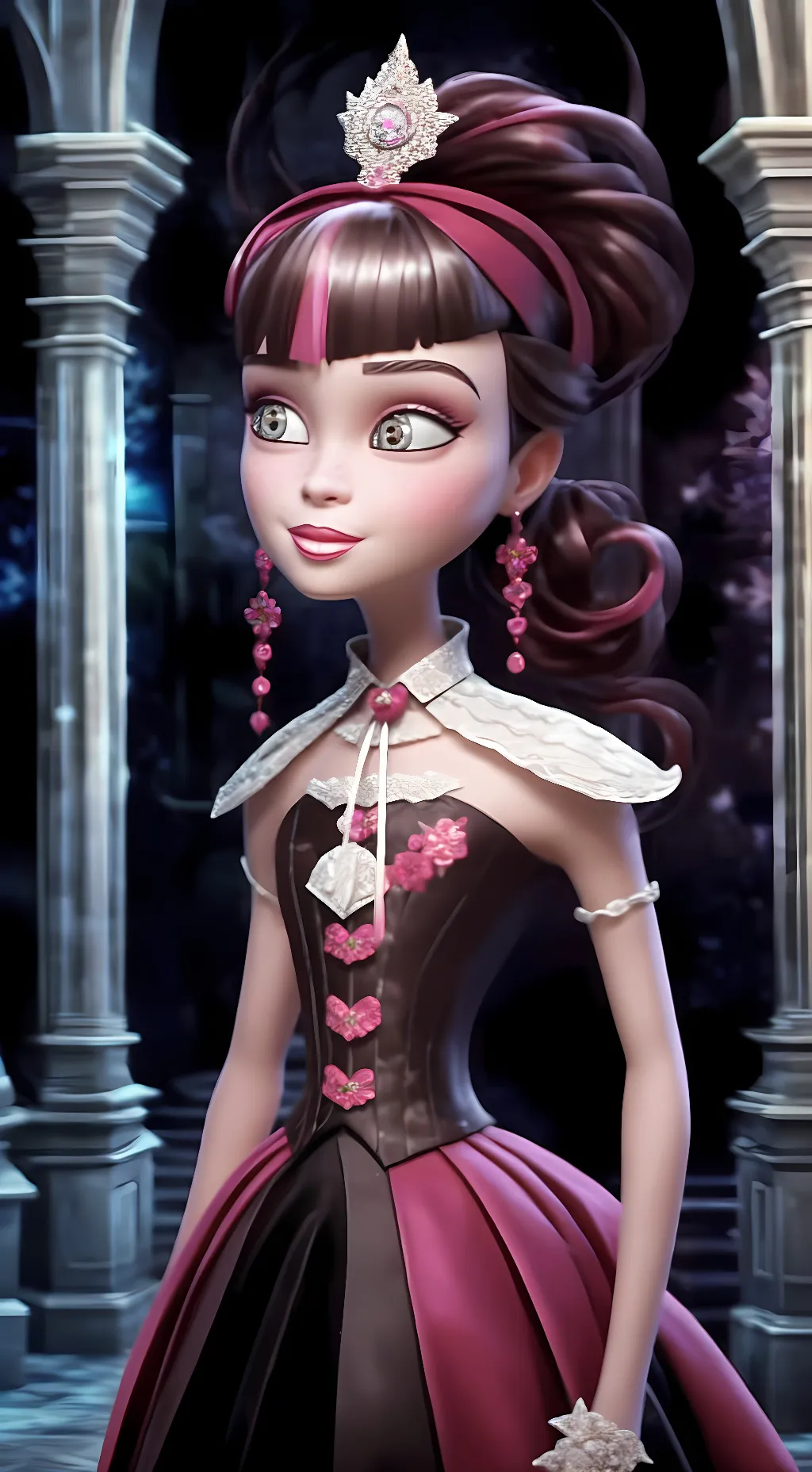 ai character: draculara background