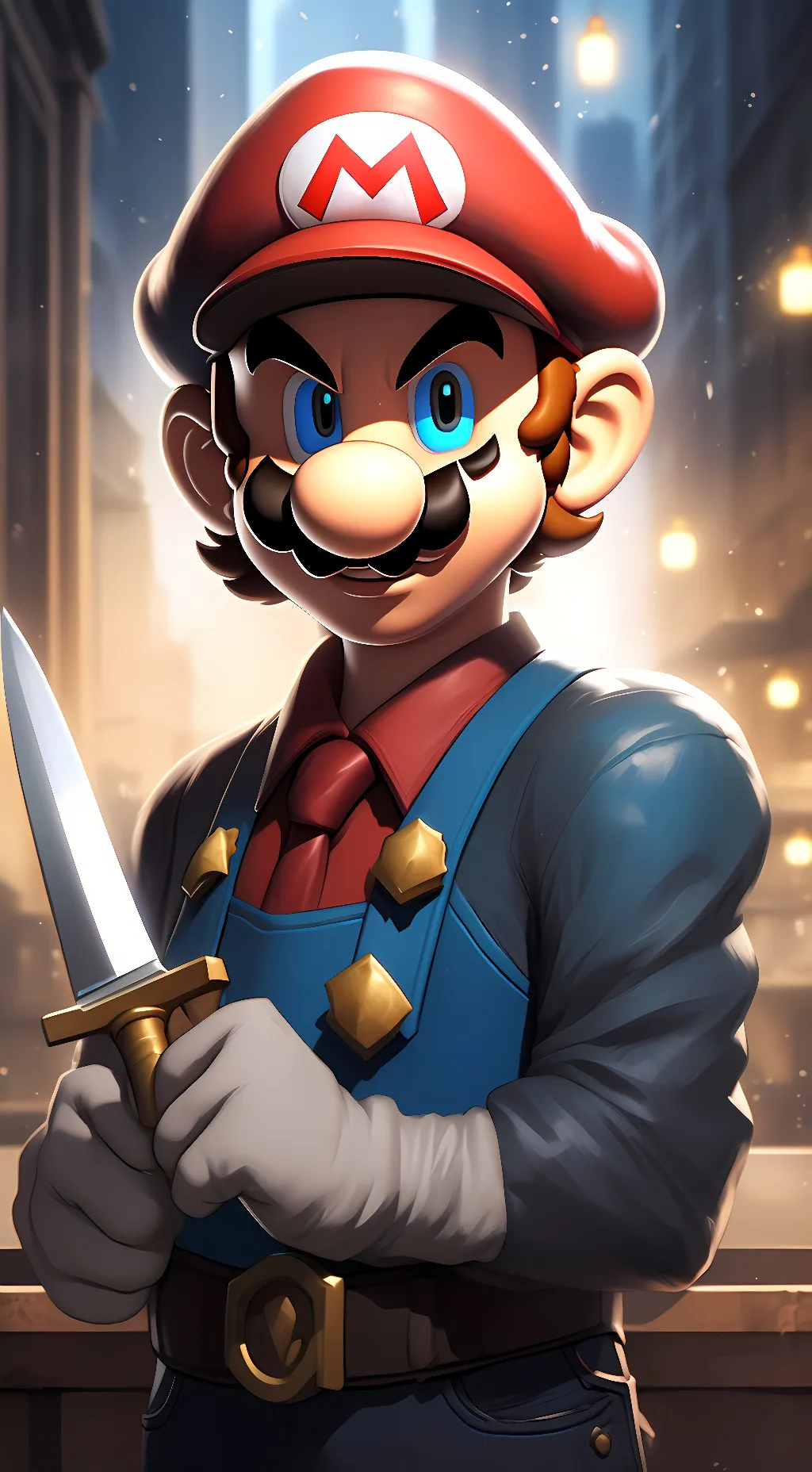 ai character: mario exe background