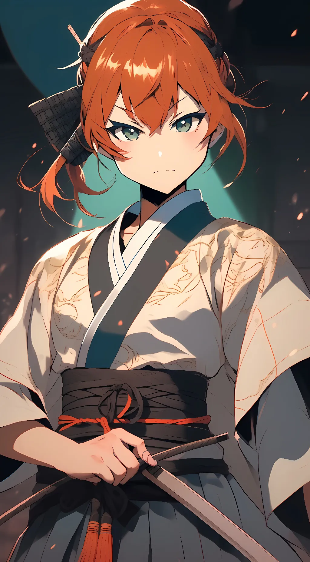 ai character: kendo background