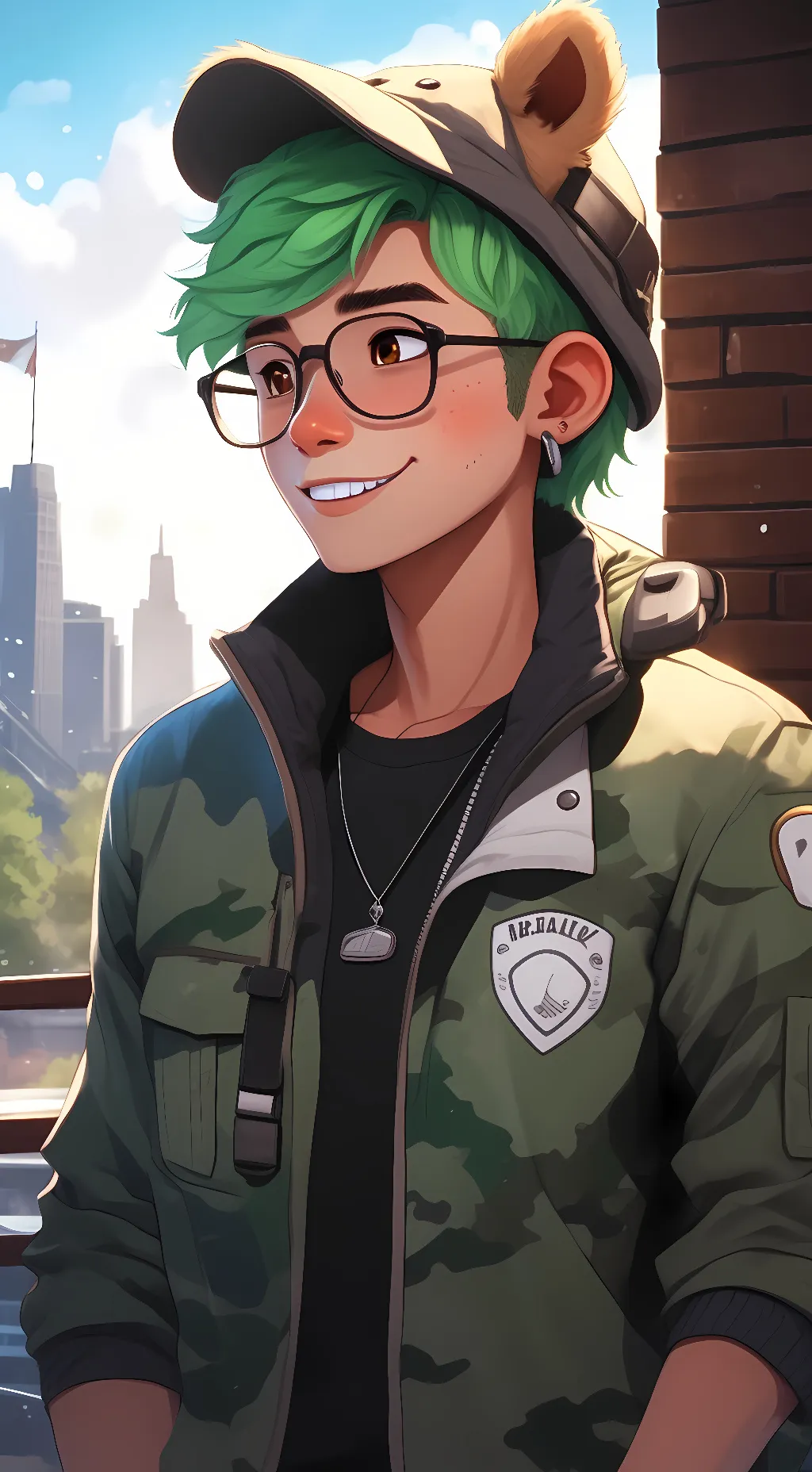 ai character: Flippy background