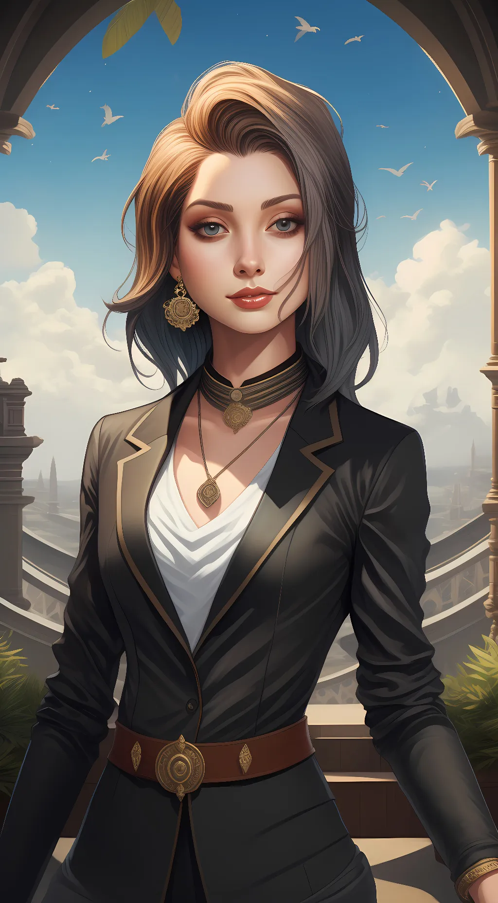 ai character: Evelyn Carmichael background