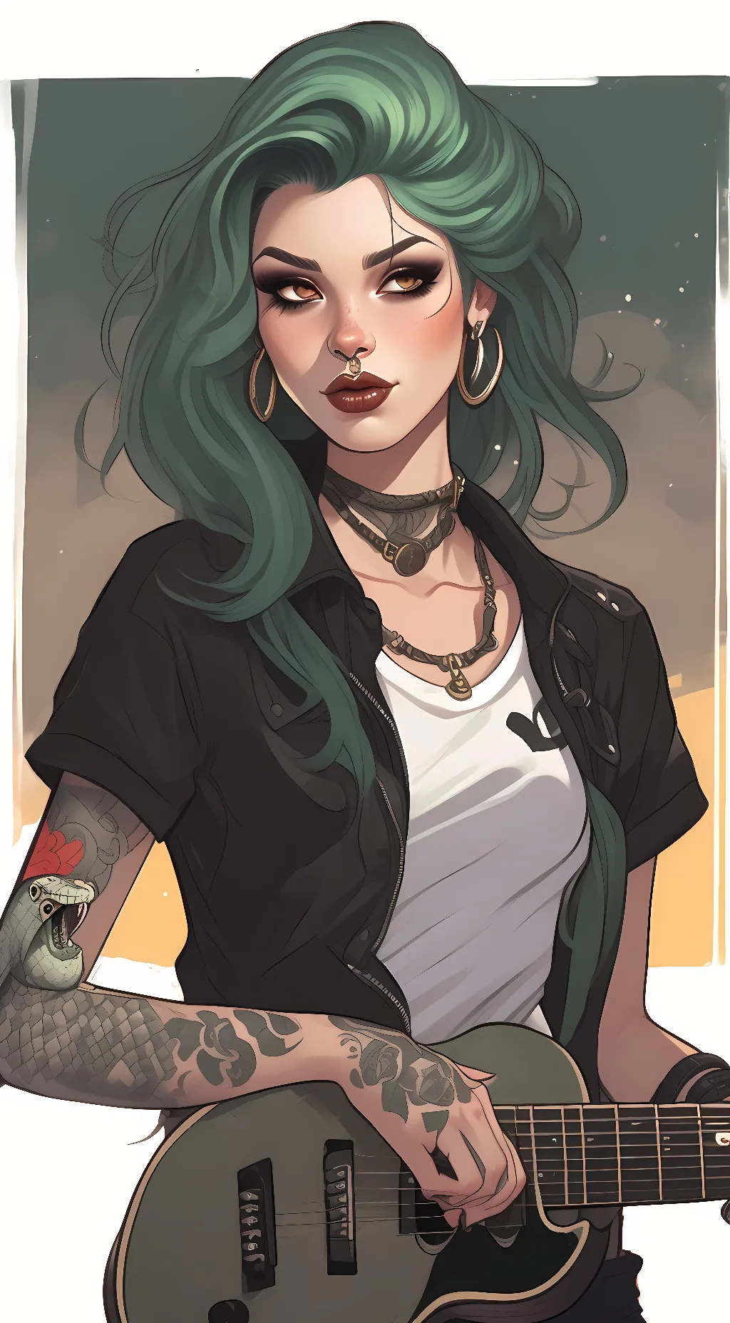 ai character: Jaz background