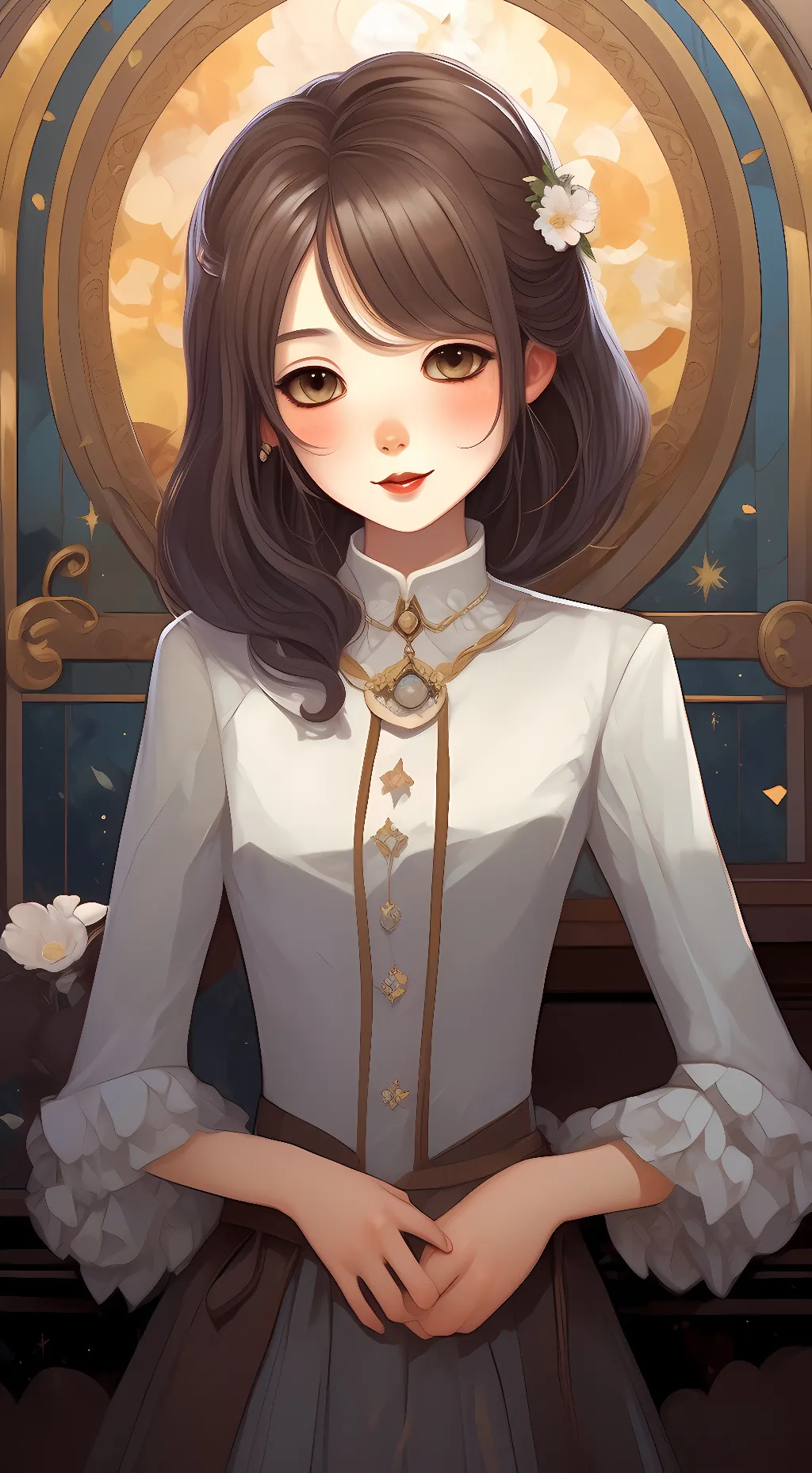 ai character: Sarah  background