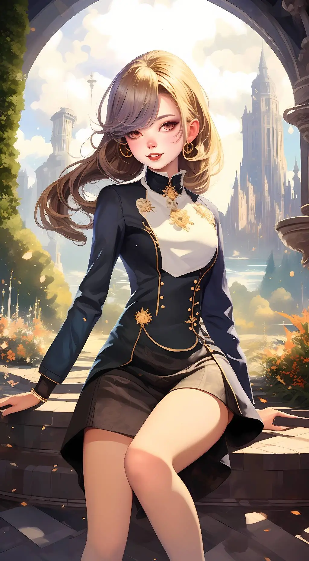 ai character: lily background