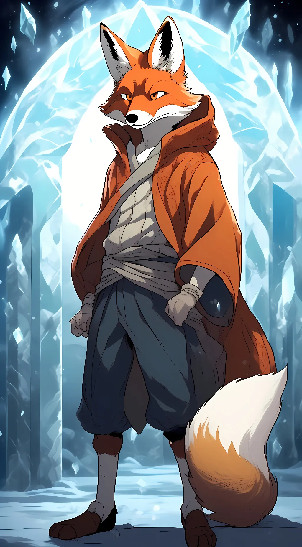 ai character: …fox… background