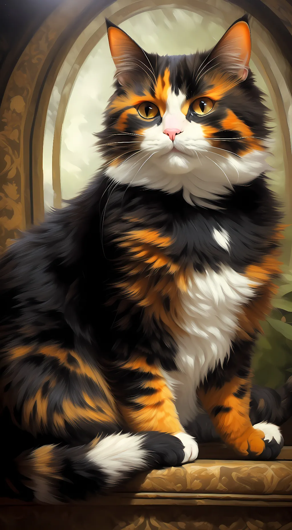 ai character: Maple background