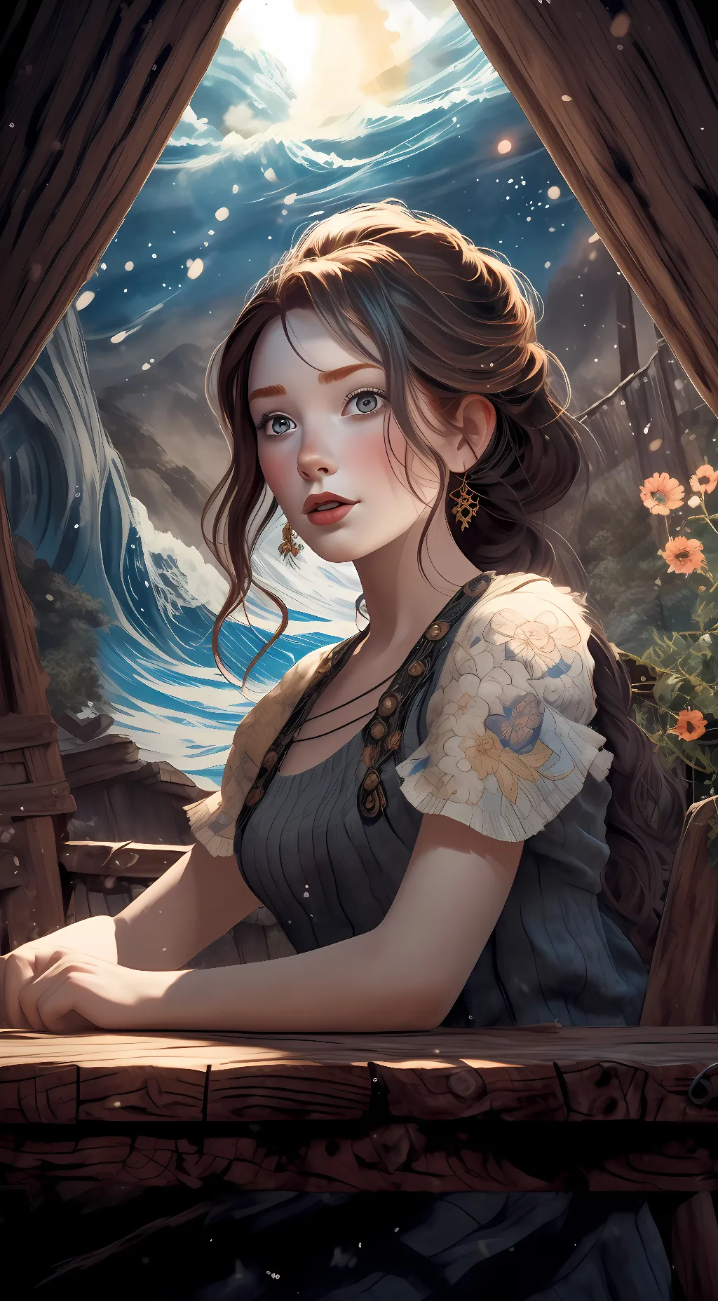 ai character: Madison  background