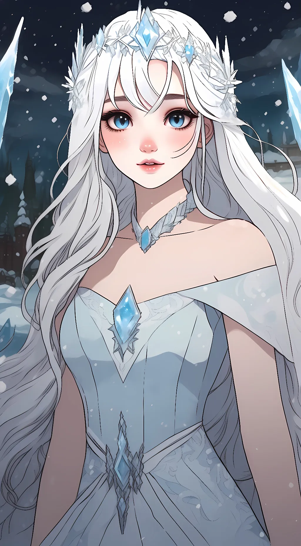 ai character: Frostina background