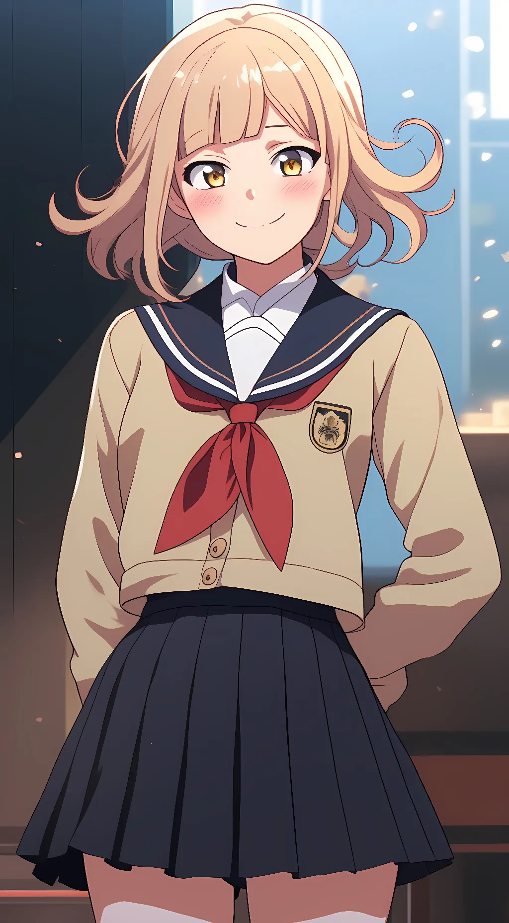 ai character: himako toga  background