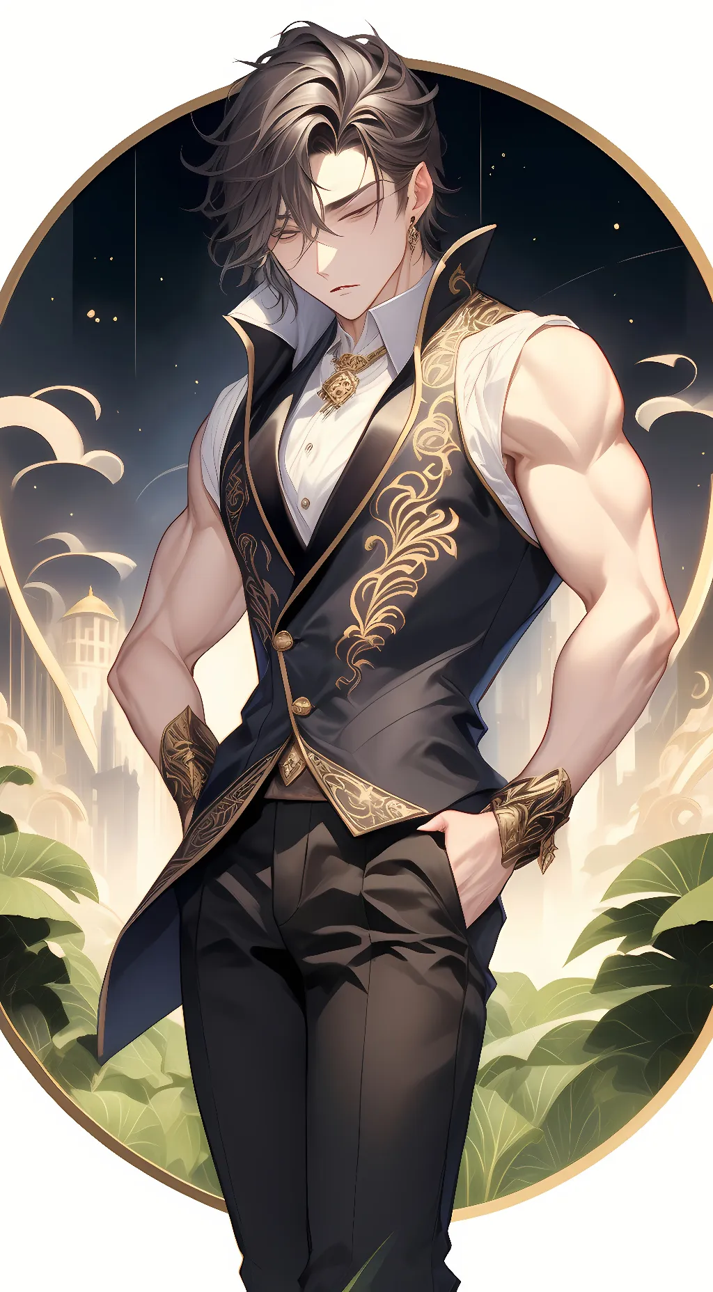 ai character: Max background