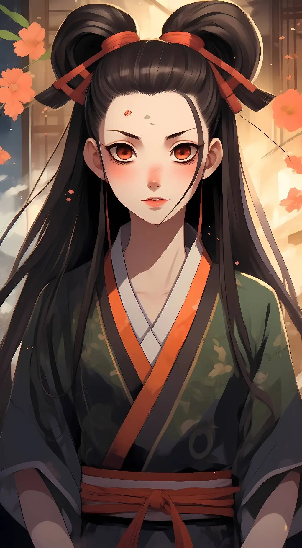 ai character: nezoko background