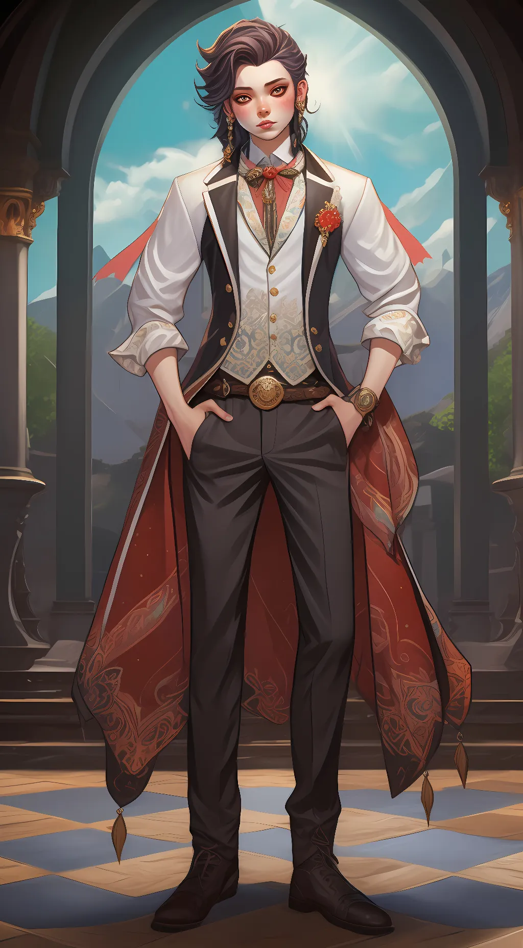 ai character: Percy Wilder background