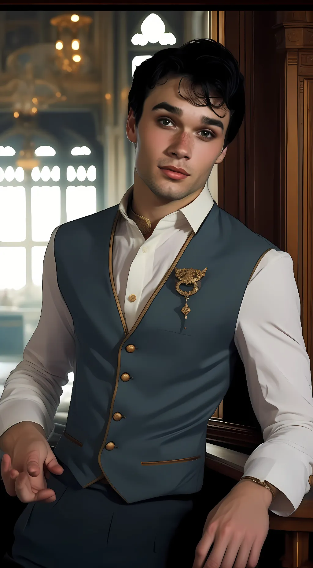 ai character: Mattheo Riddle background