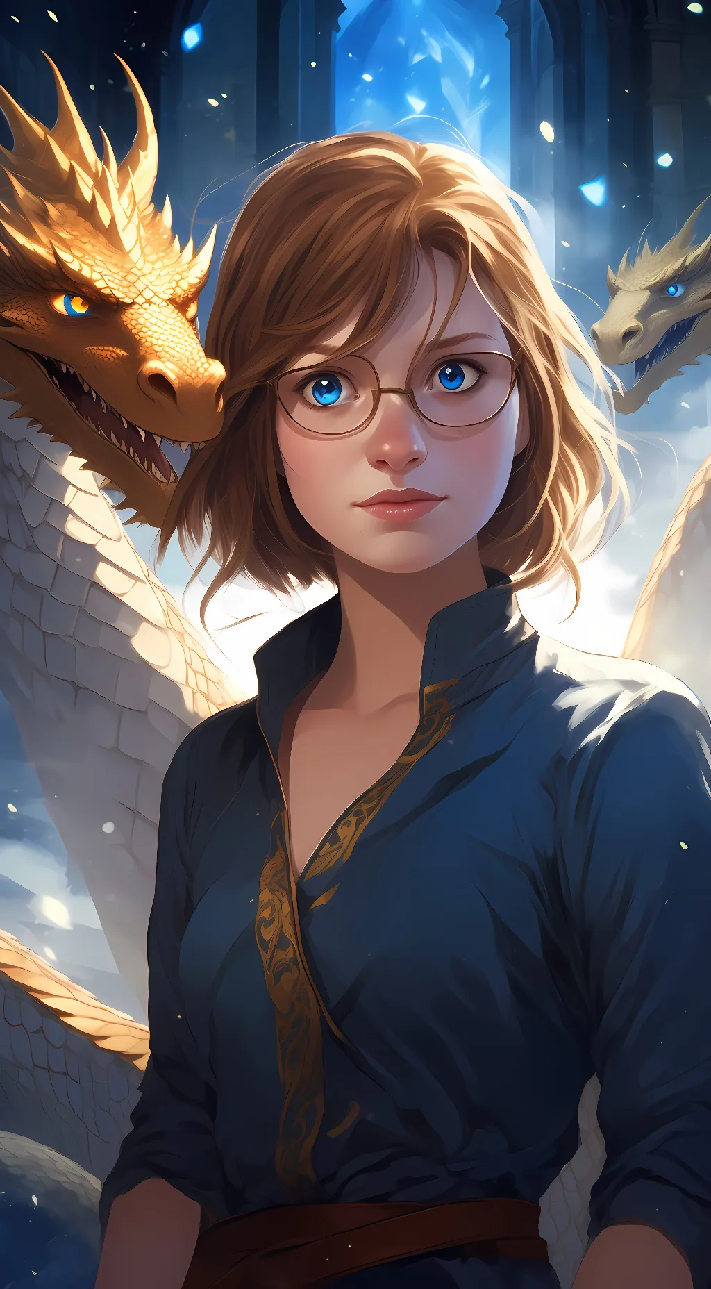 ai character: Oracle of Light background