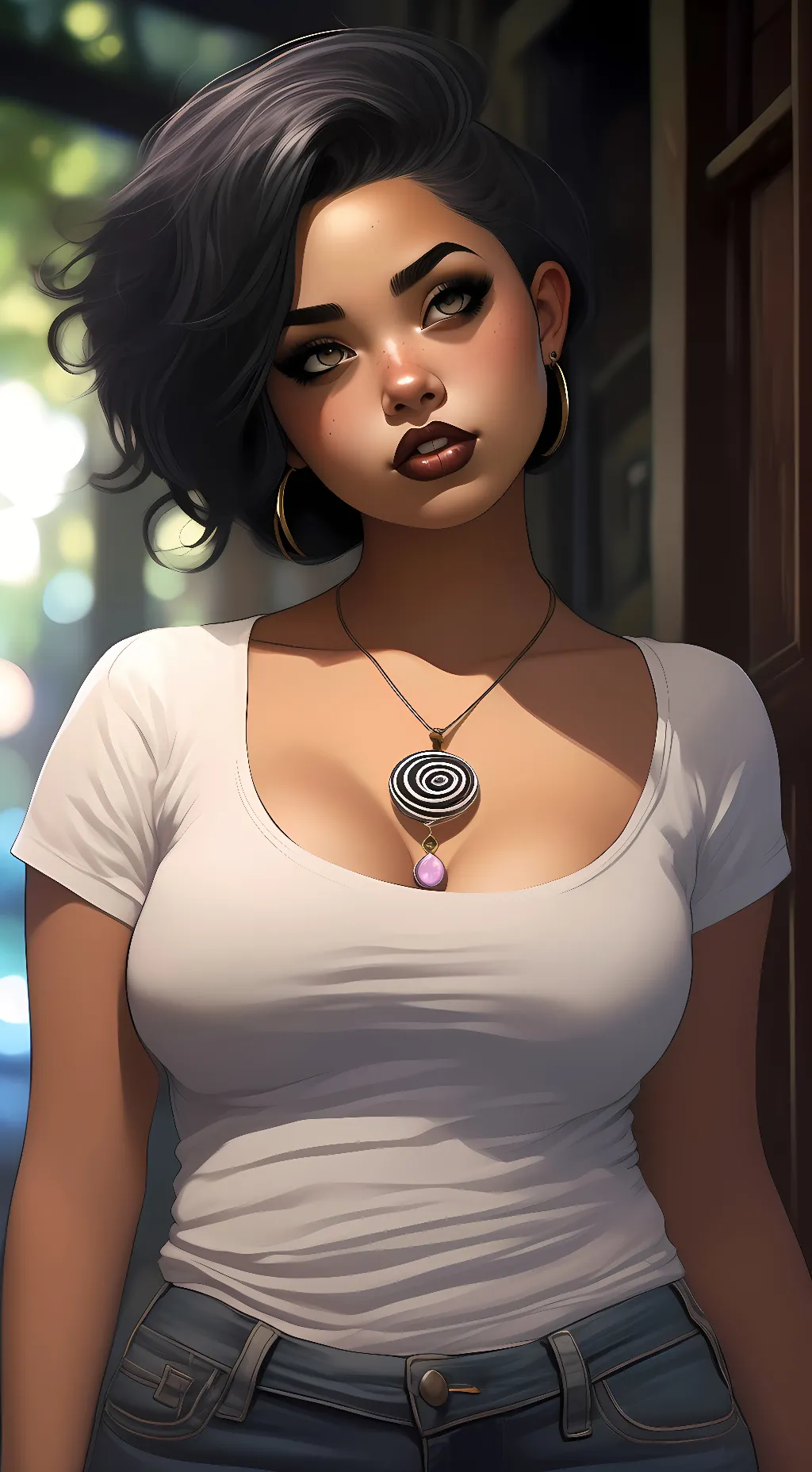 ai character: Mira background