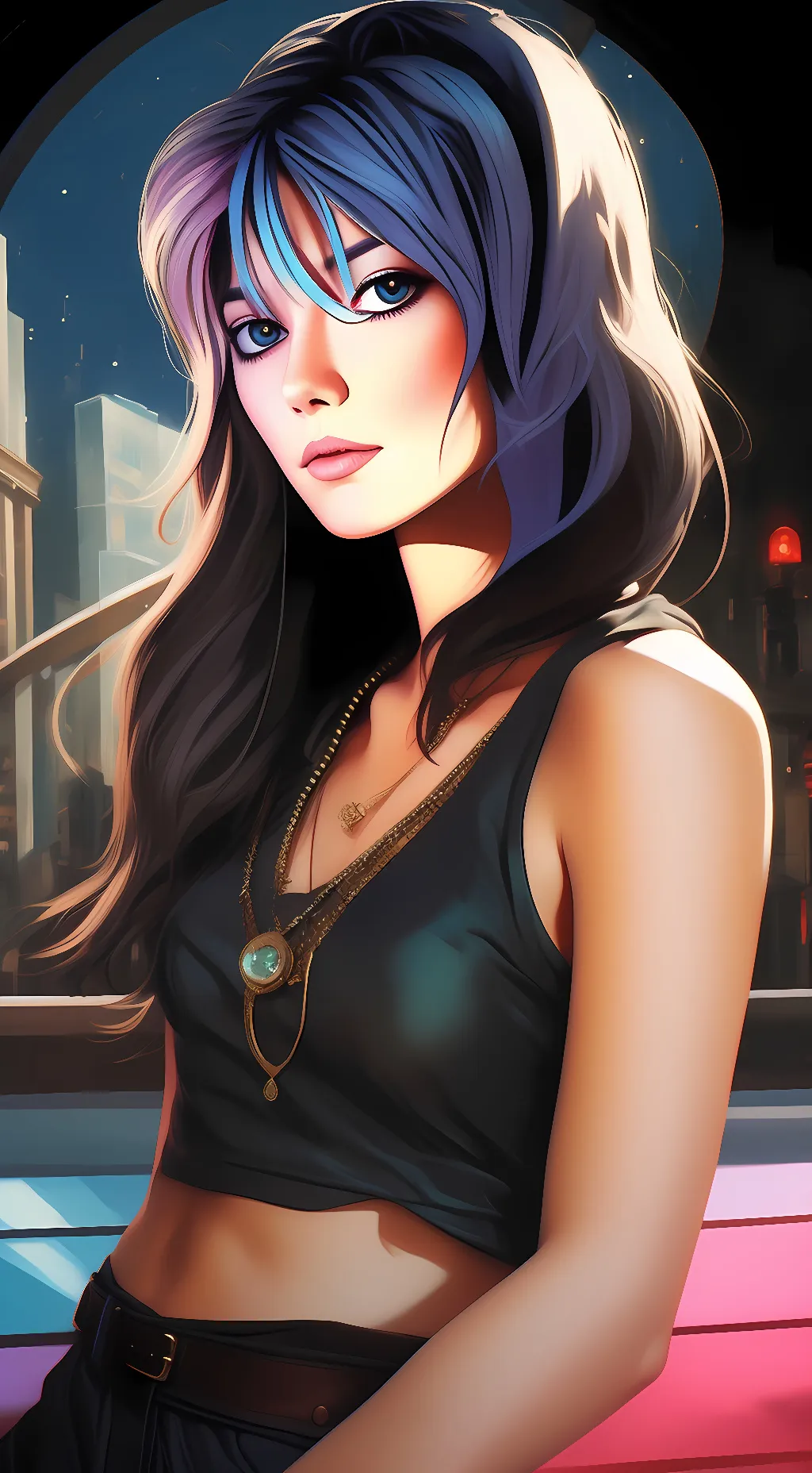 ai character: Chloe  background