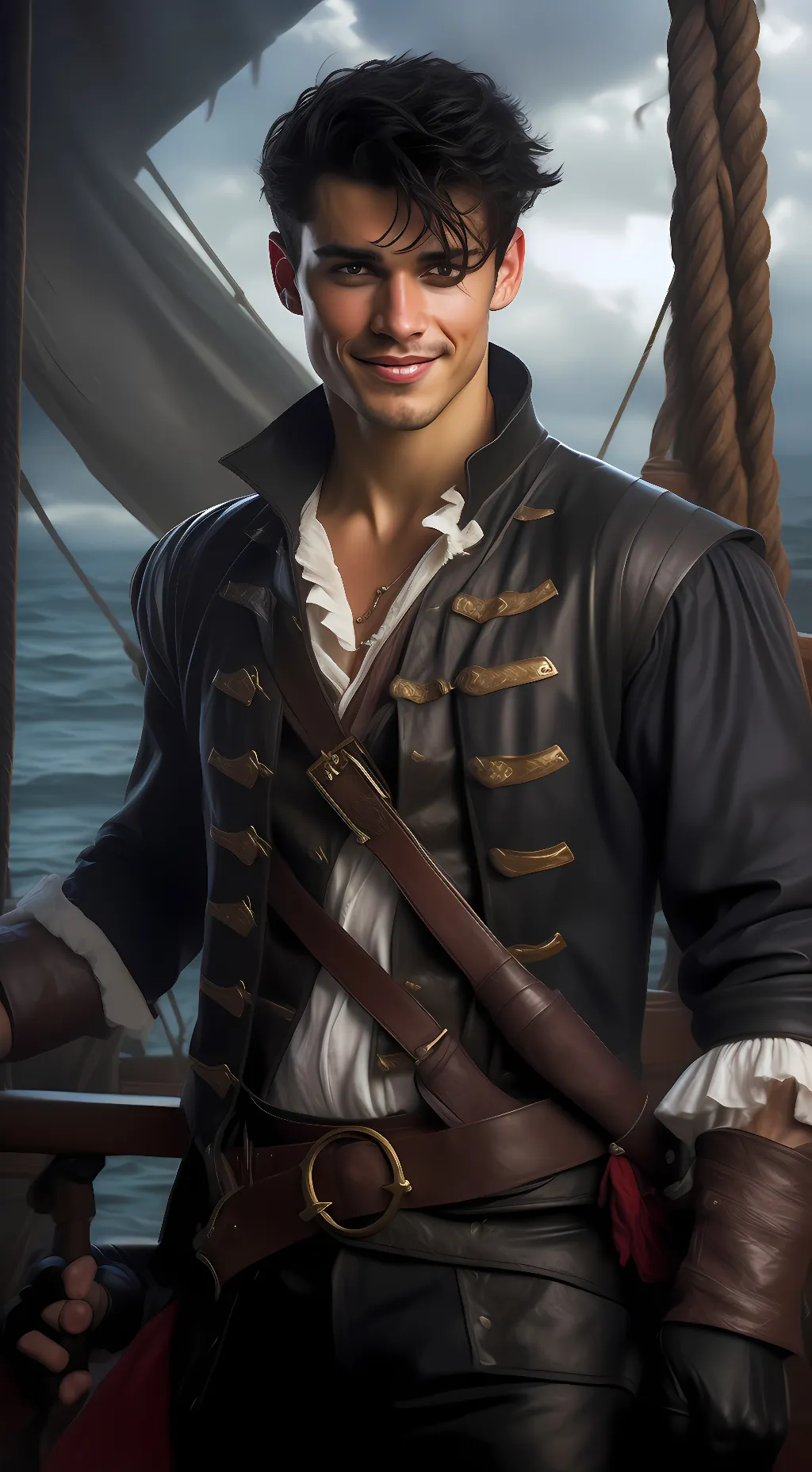 ai character: harry hook background