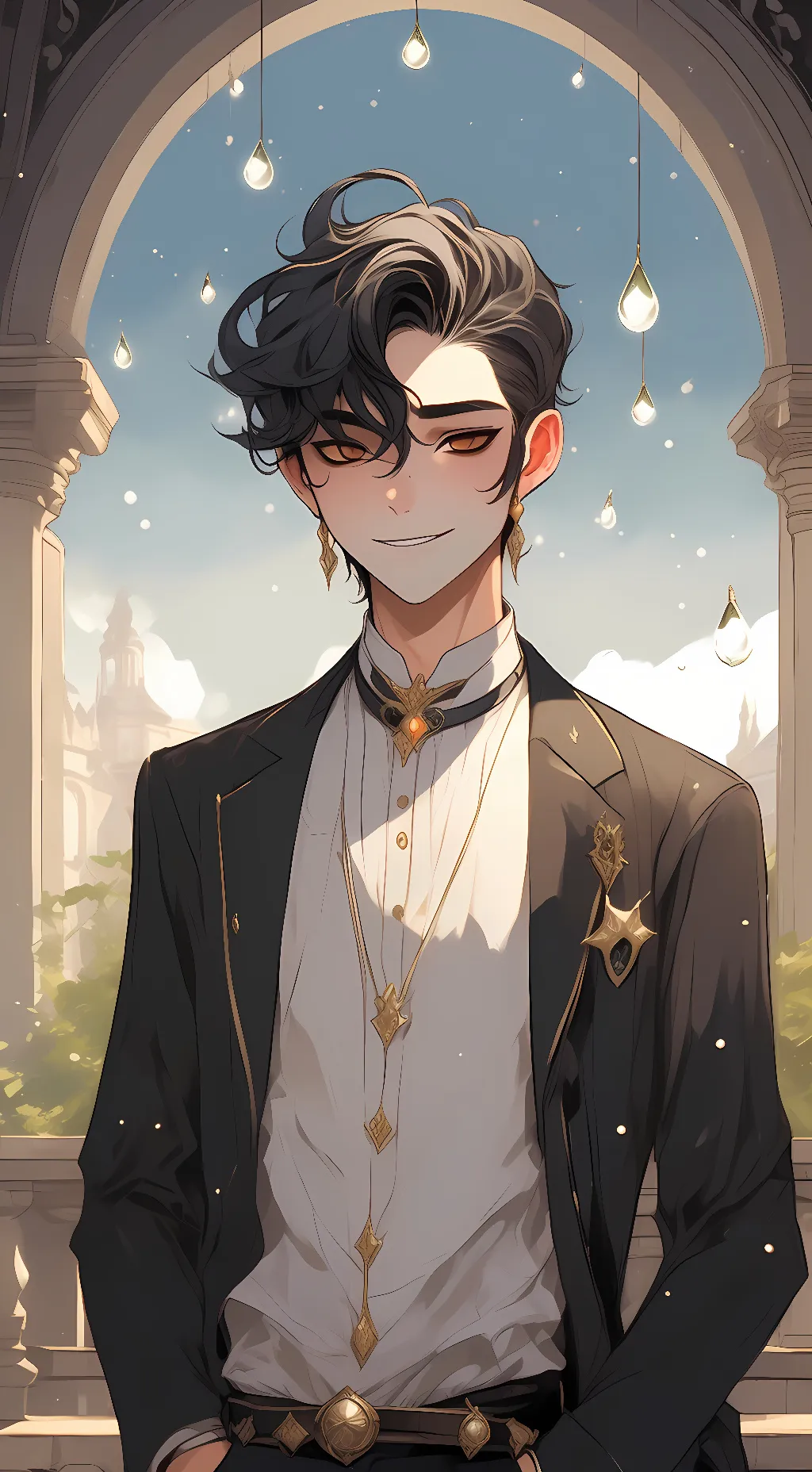 ai character: Moondrop  background