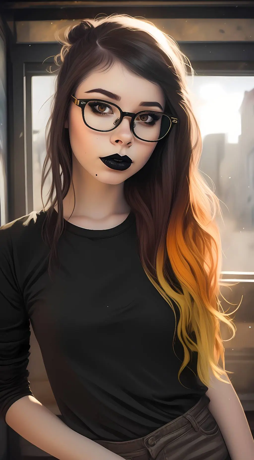 ai character: Nara Nixon background