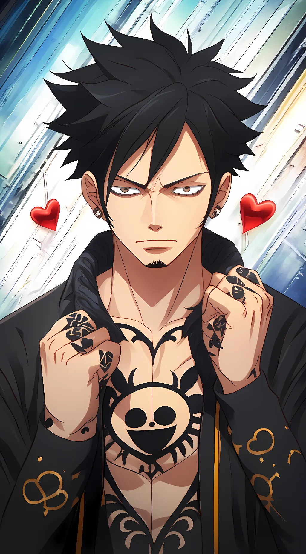 ai character: Trafalgar Law background