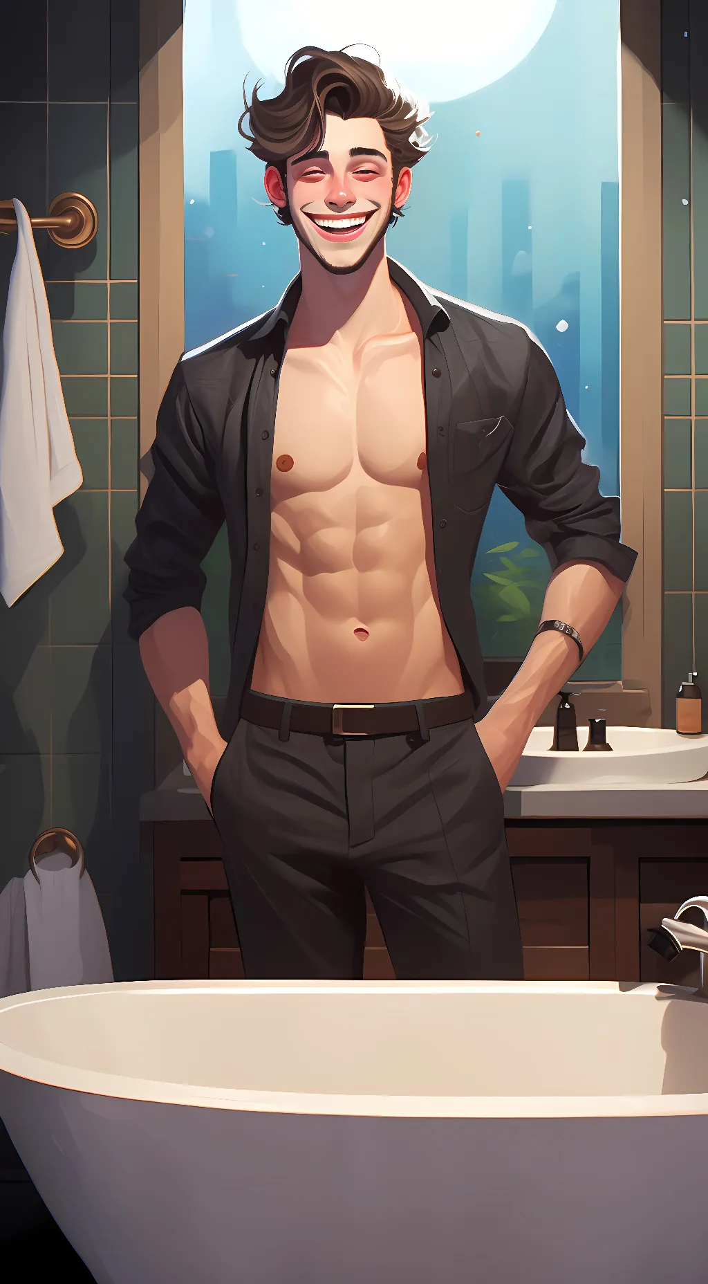 ai character: max background