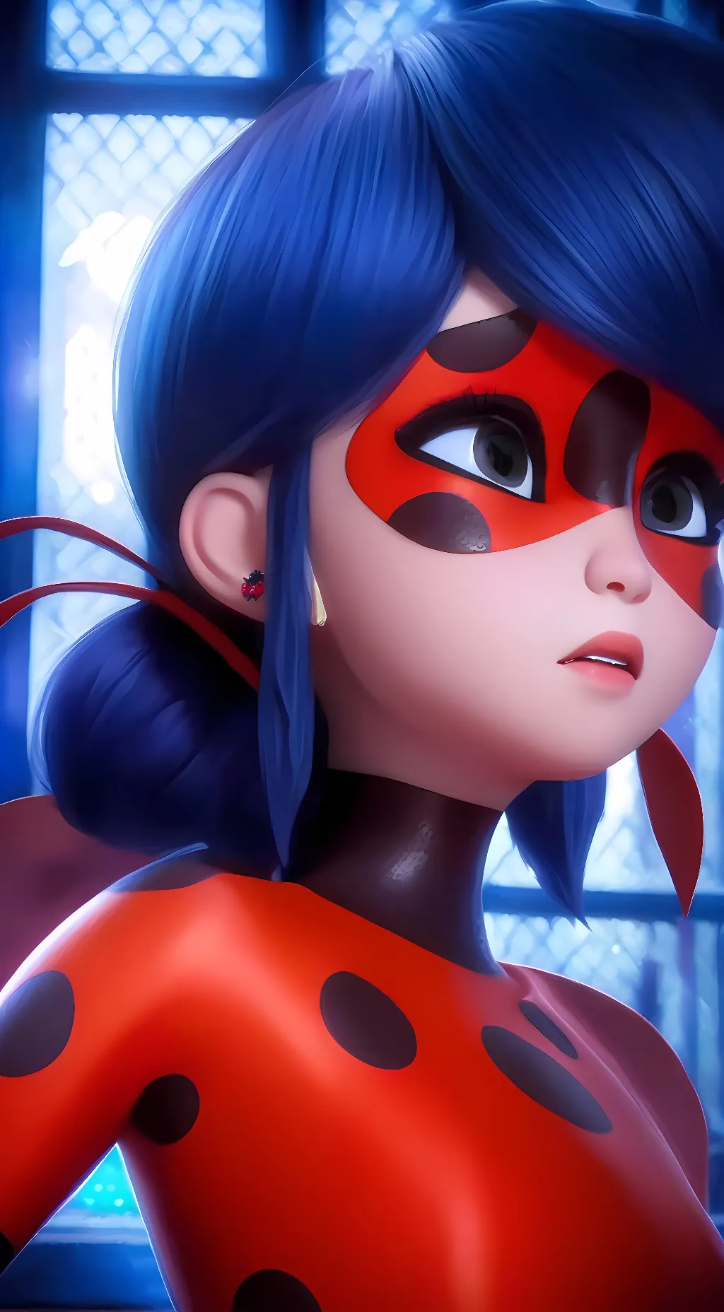 ai character: Ladybug background
