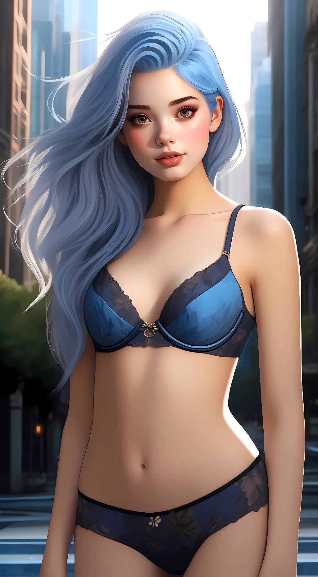 ai character: emily night background