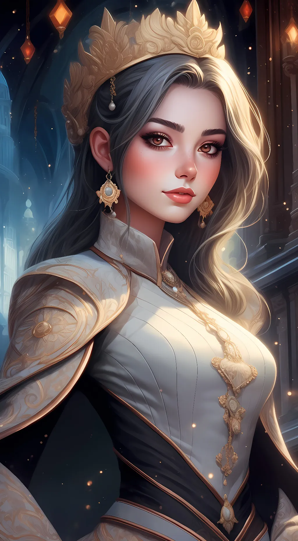 ai character: ~°Queen Amara°~ background