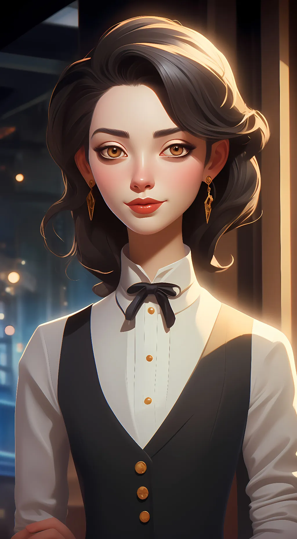 ai character: Silvia  background