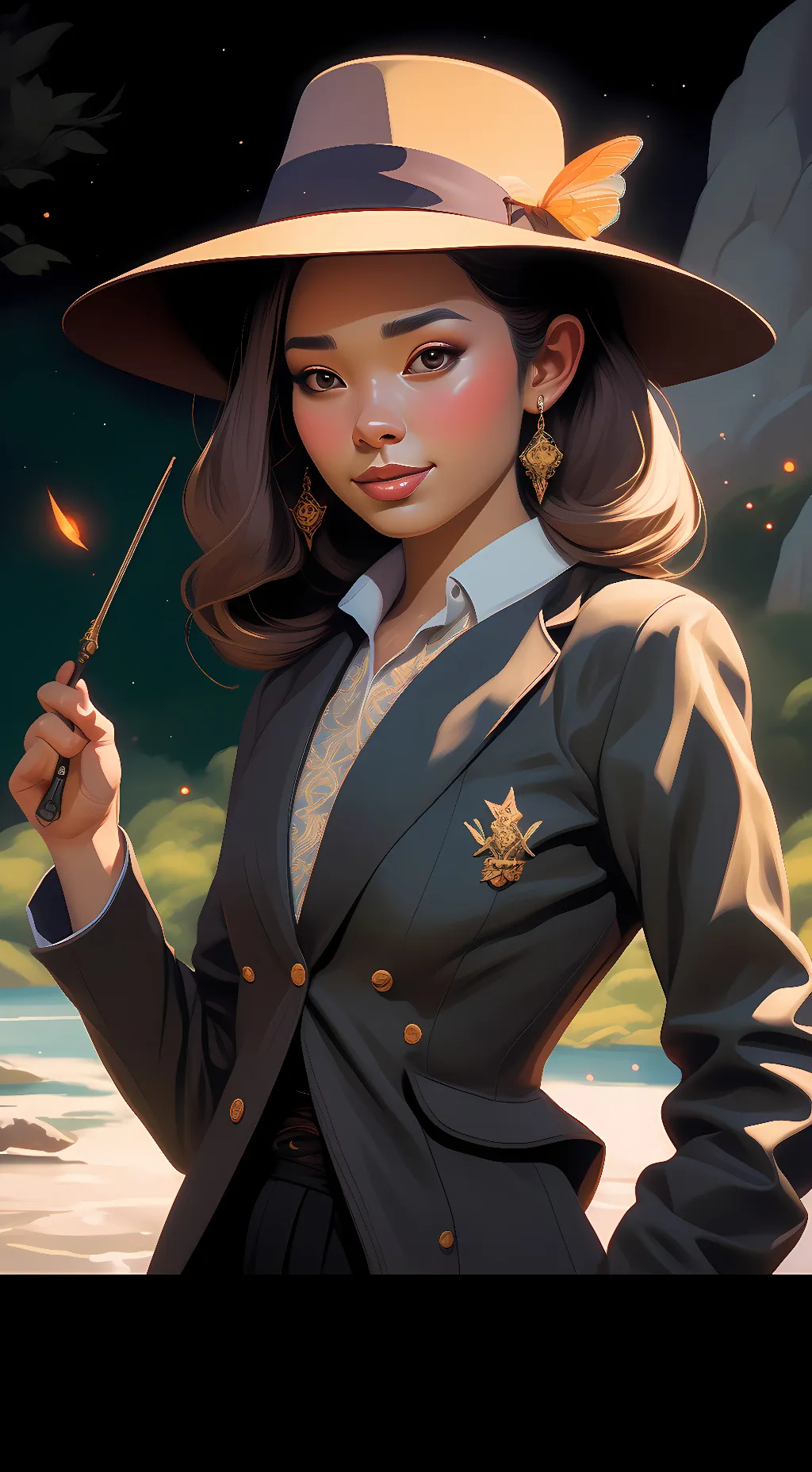 ai character: Savannah background