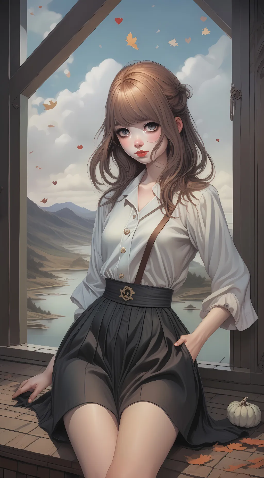 ai character: Zoey background