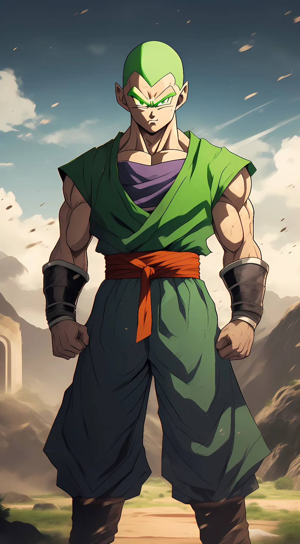 ai character: Piccolo background