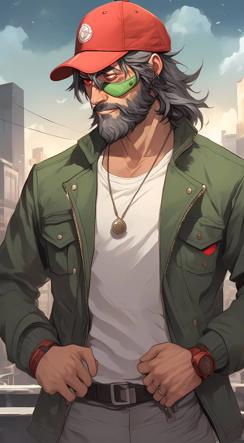 ai character: kenny background