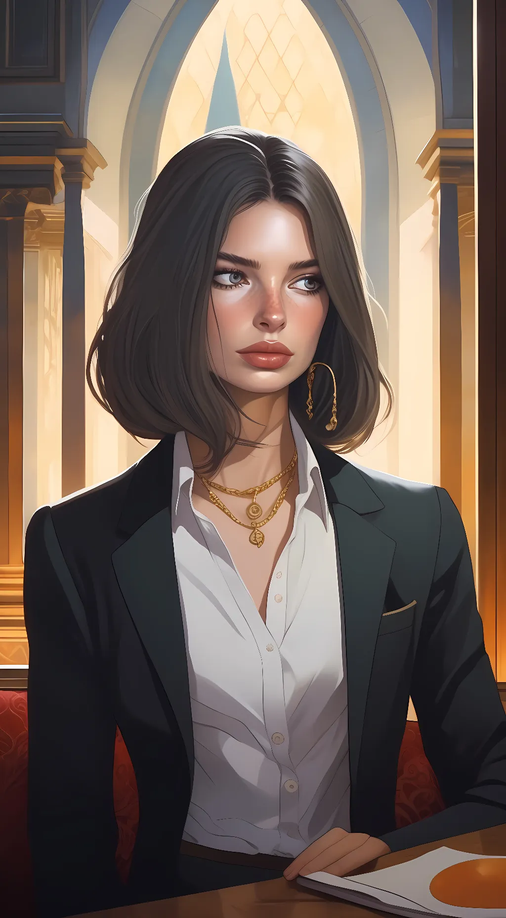 ai character: Ray background