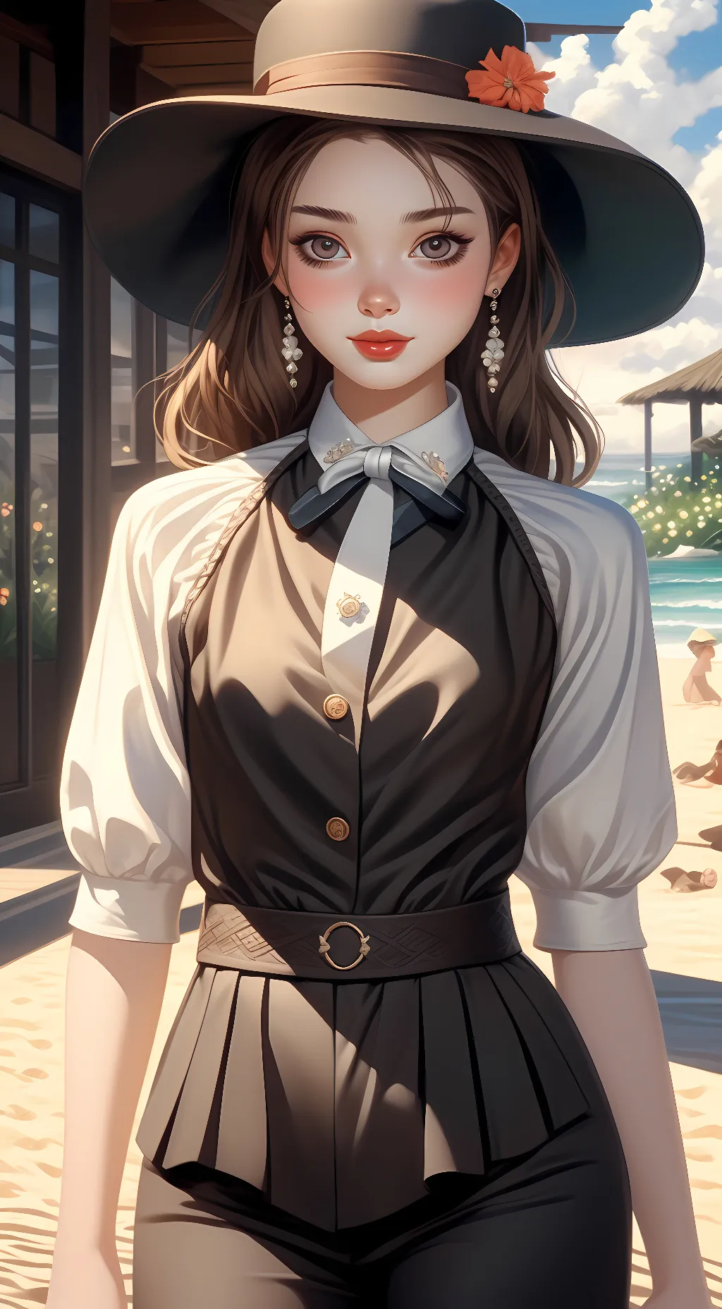 ai character: Ashley background