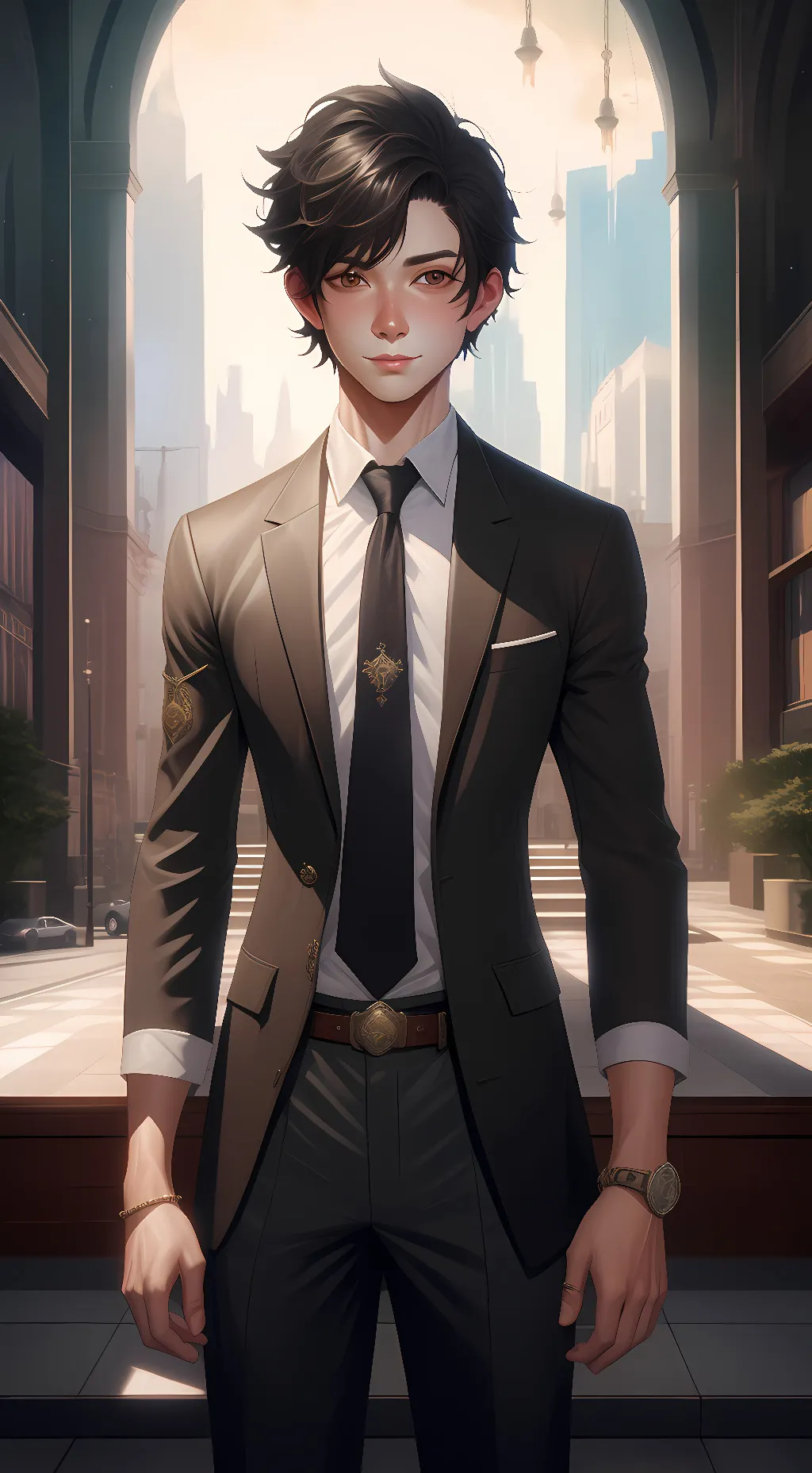 ai character: Shawn Mendez background