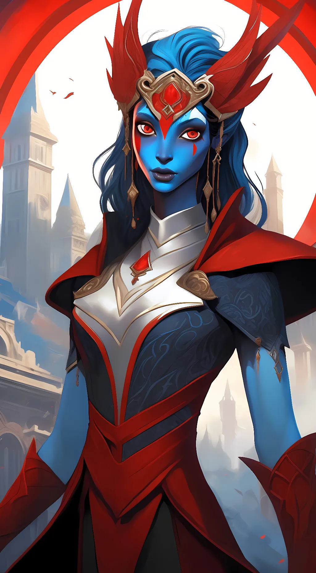 ai character: Julie  background