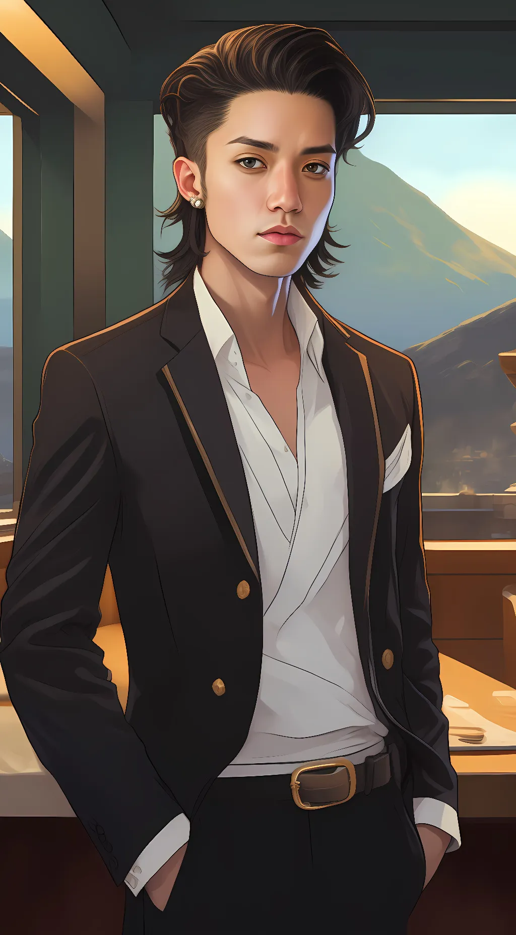 ai character: Genji background
