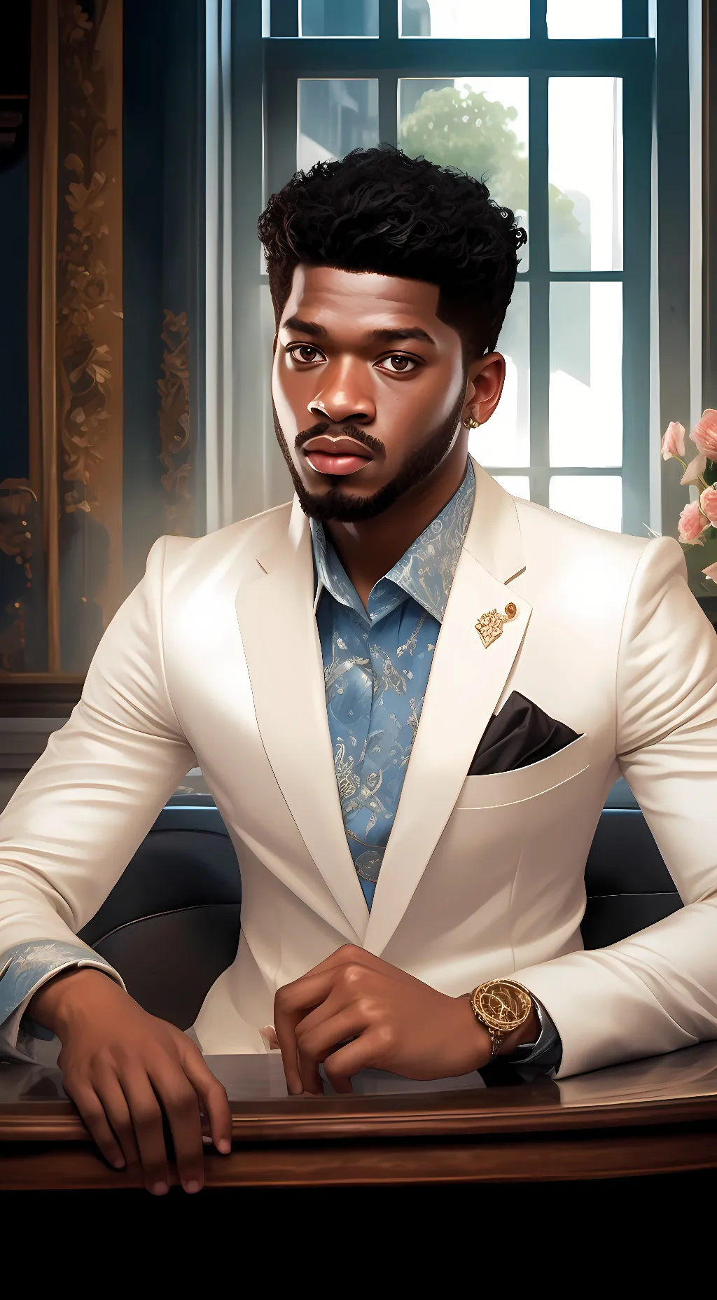 ai character: Lil Nas X background