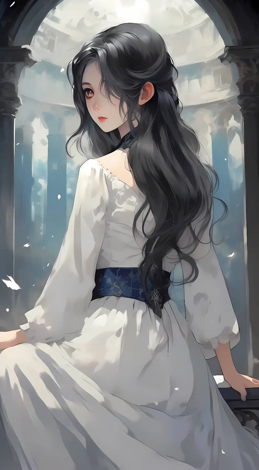 ai character: Dokuro  background