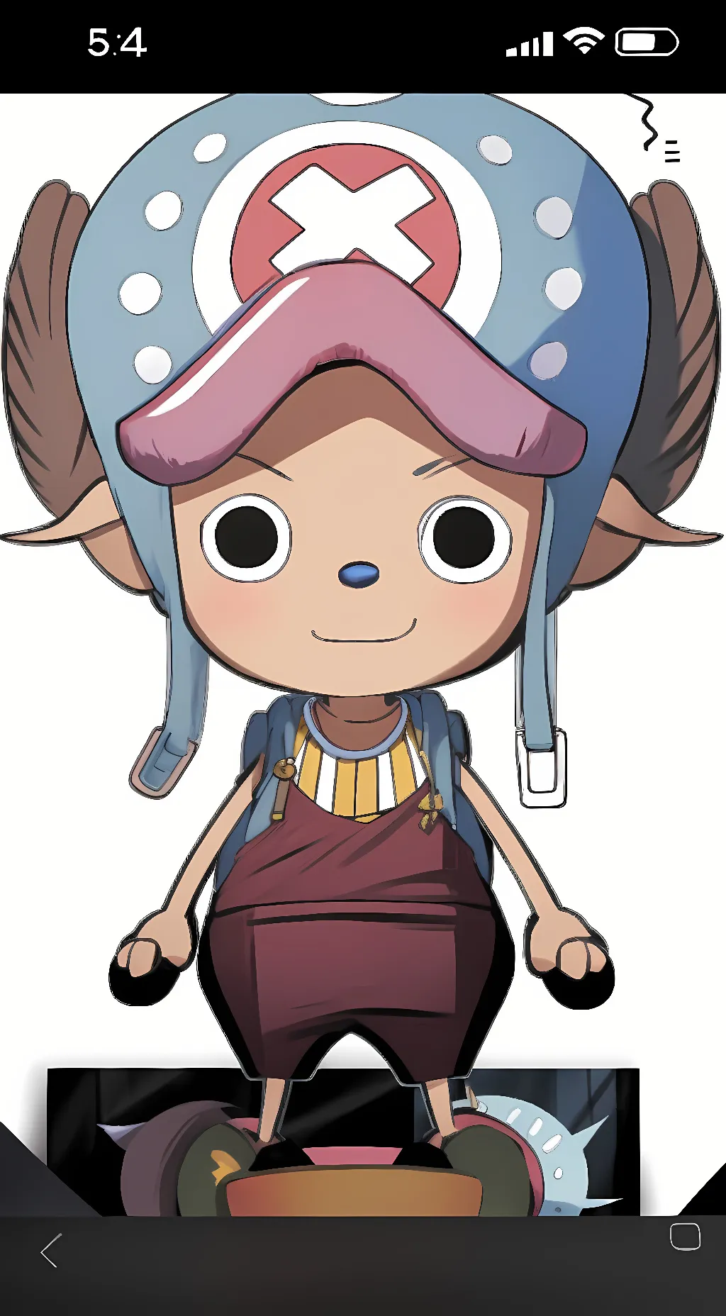 ai character: Tony tony chopper background